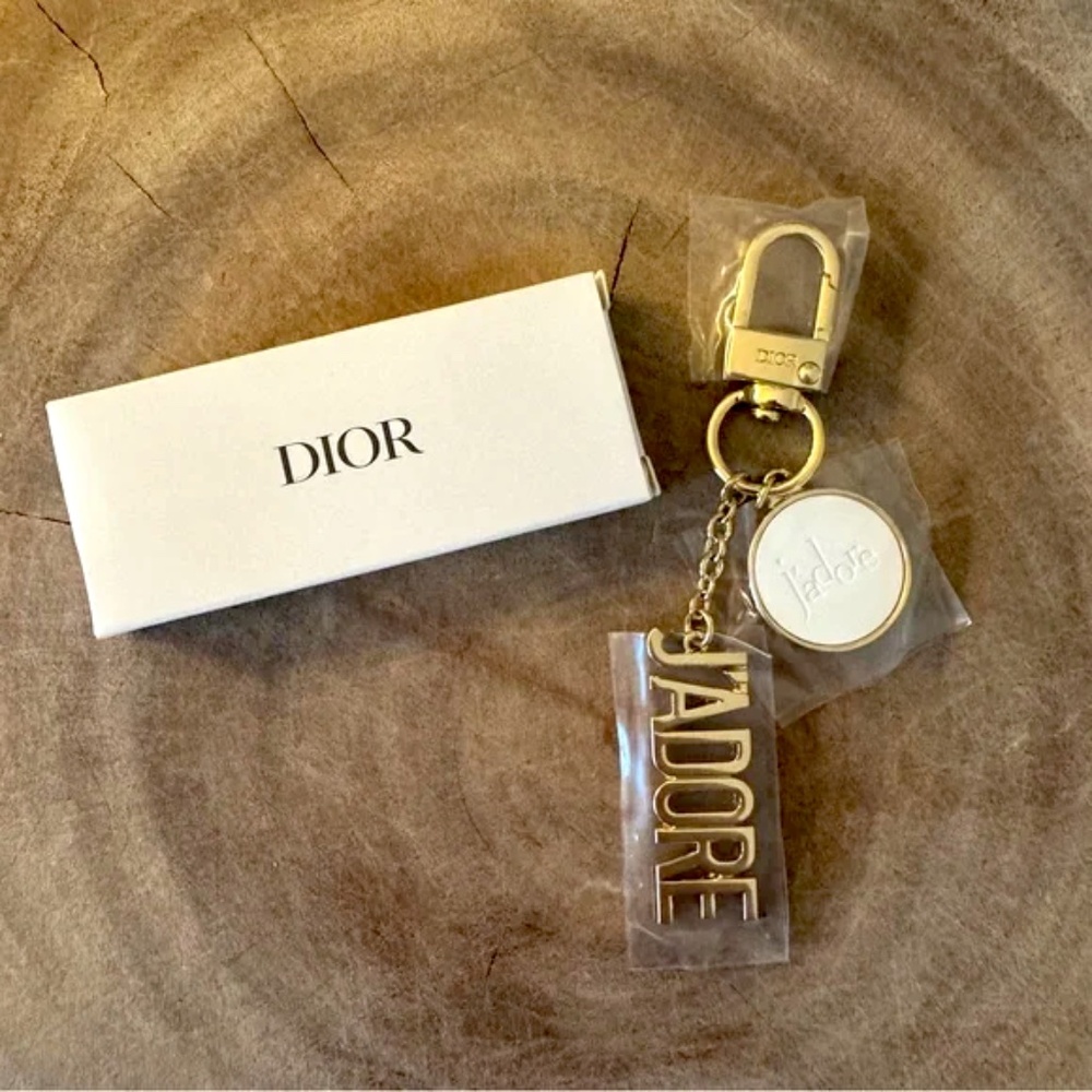 Dior J'adore Gold Keychain/Bag Charm (NIB)